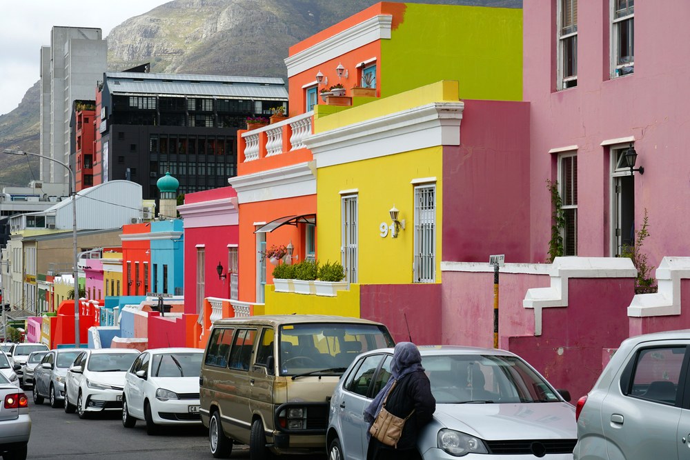 Colourful Bo-Kaap houses Cape Town